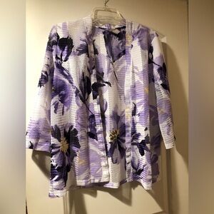 Chico’s open front blouse women’s size 8